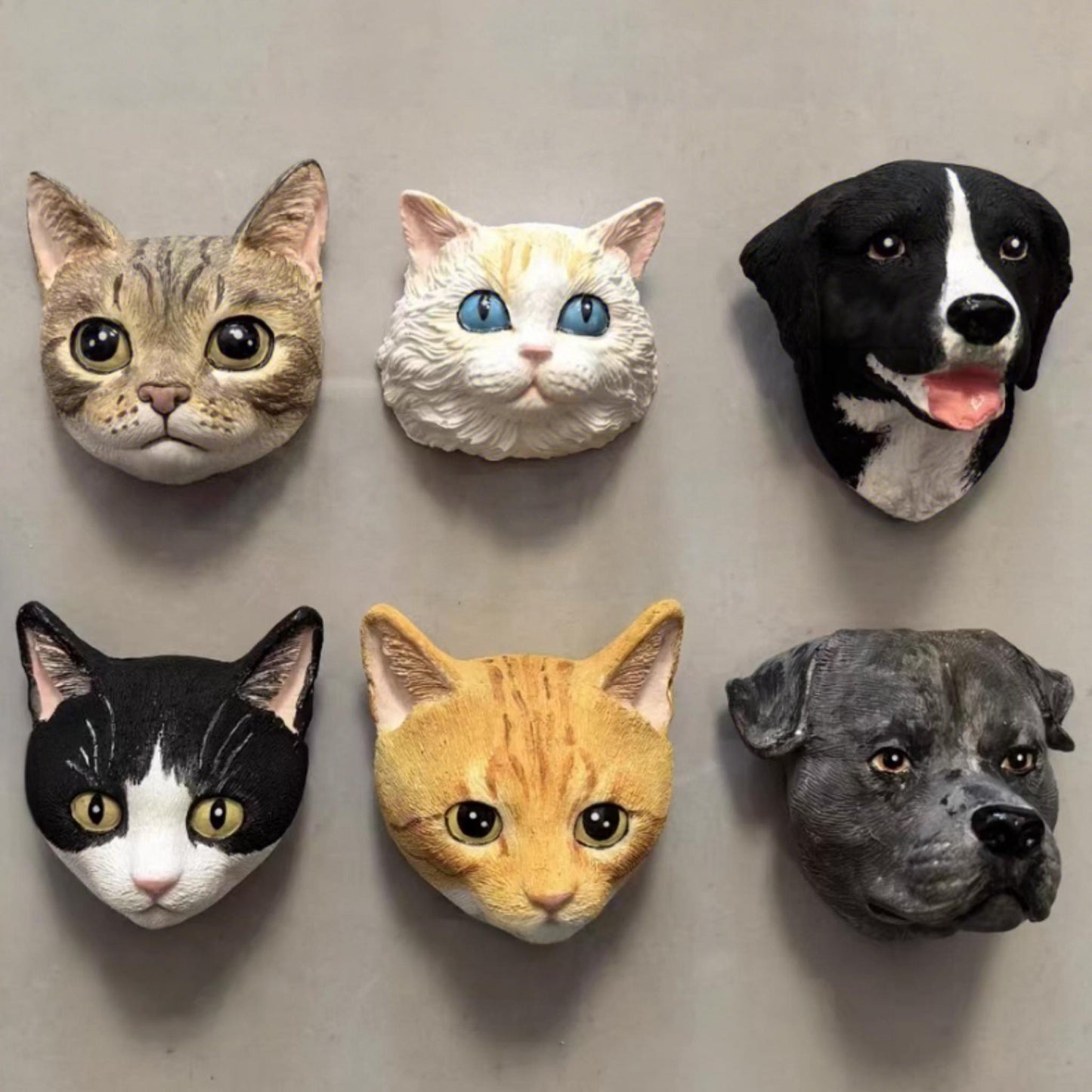 Custom Pet Portrait Figurine-Fridge Magnets