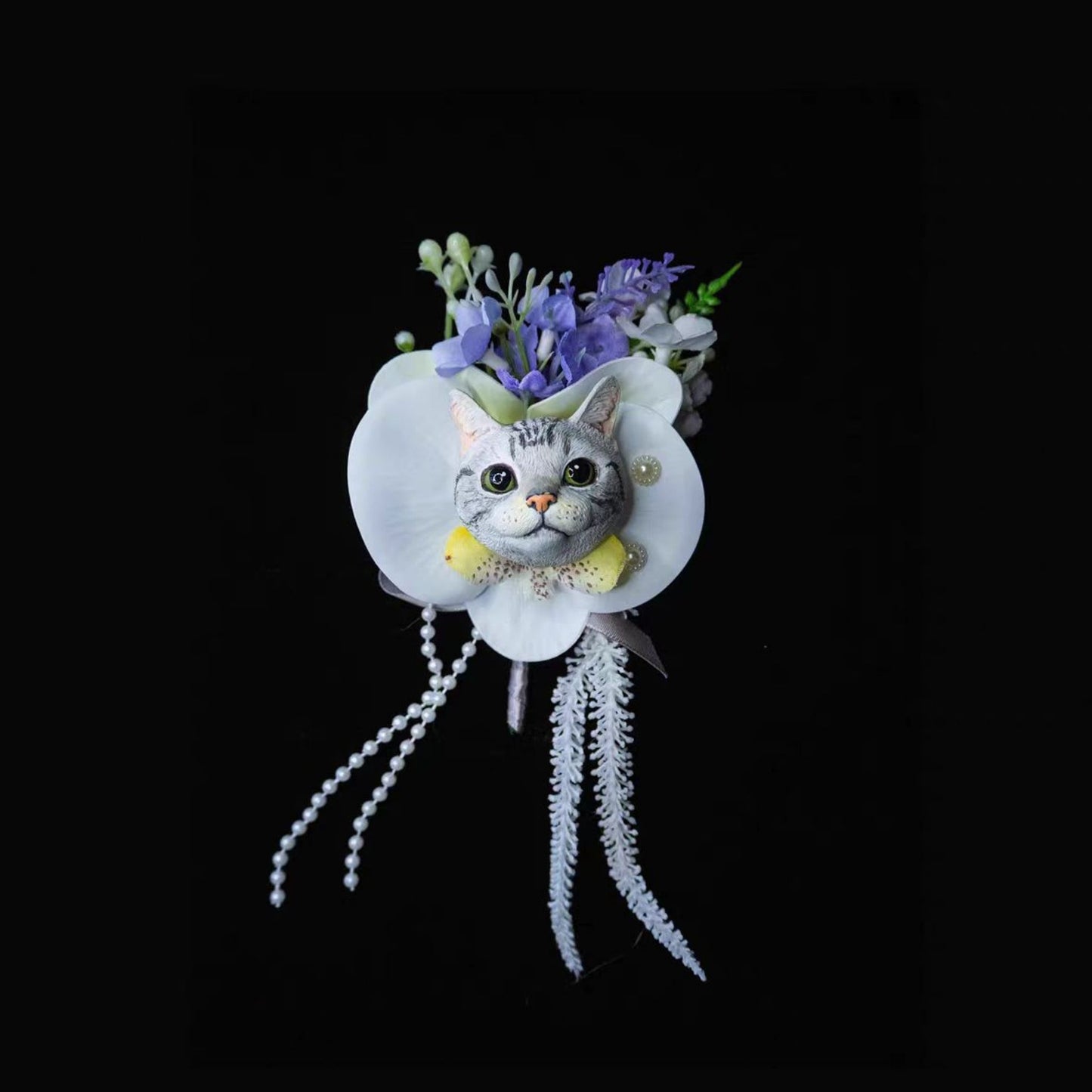 Personalized Pet Portrait Brooch