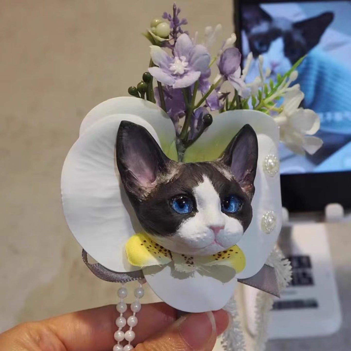 Personalized Pet Portrait Brooch