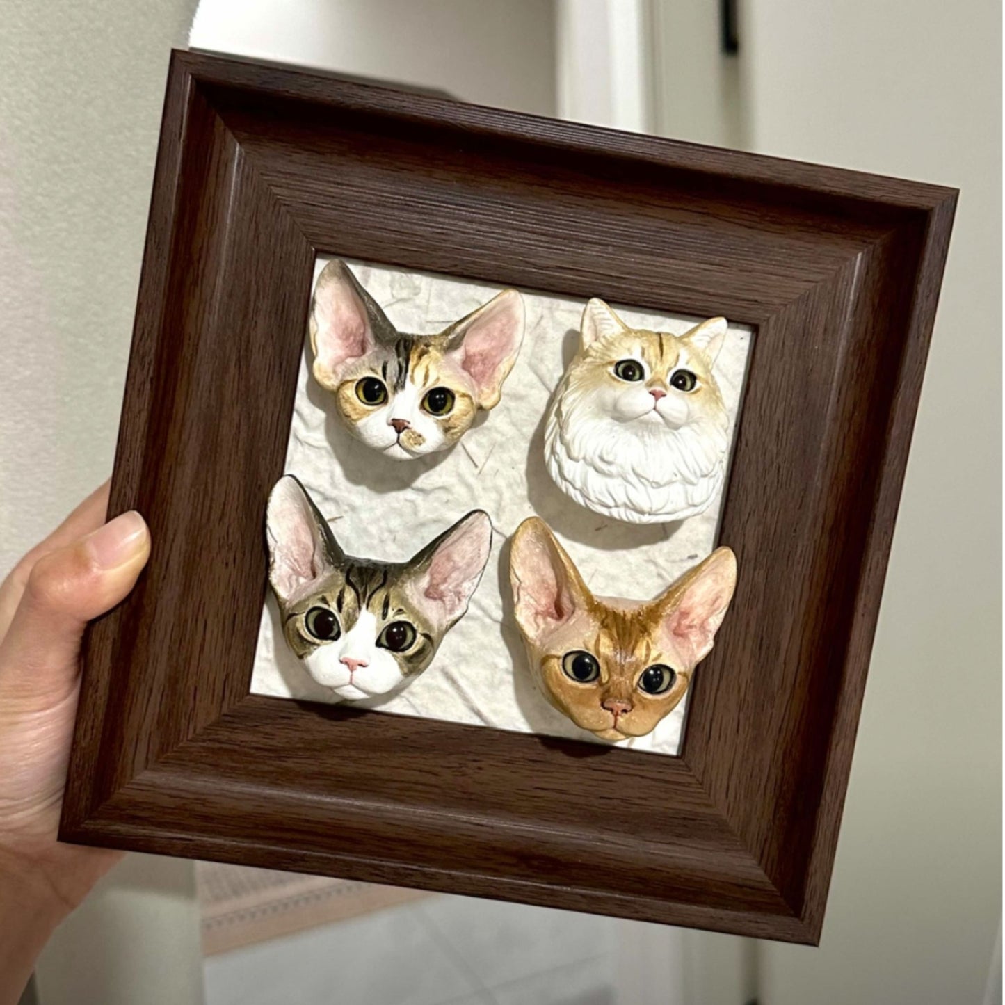 Custom Pet Portrait Figurine-Fridge Magnets
