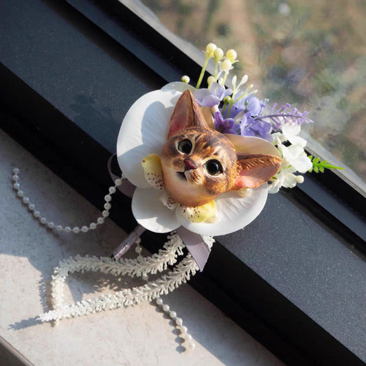 Personalized Pet Portrait Brooch